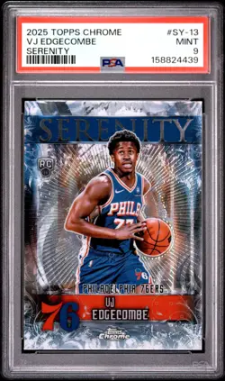 2025 TOPPS CHROME SERENITY #SY-13 VJ EDGECOMBE PSA 9 - Image 1