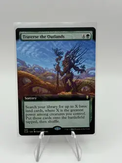 Traverse the Outlands (Extended Art) #593 (NM) Baldur's Gate CLB Magic MTG - Image 1