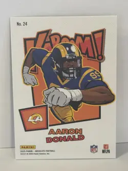 2025 Panini Absolute - Kaboom! Horizontal Aaron Donald #24 - Image 2