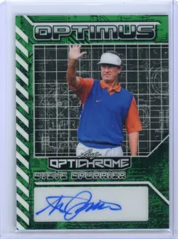 2025 Leaf Optichrome STEVE SPURRIER Green Prismatic Optimus AUTO Autograph 1/1 - Image 1