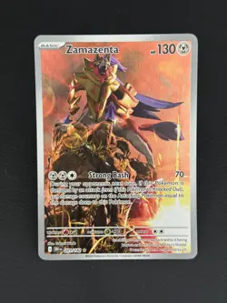 Zamazenta - 201/182 - Illustration Rare - Destined Rivals - Pokemon Card - NM/M - Image 1