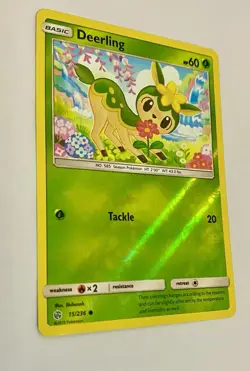 Pokemon TCG Deerling 15/236 Reverse Holo Common Cosmic Eclipse 2019 Pokemon Card - Image 2