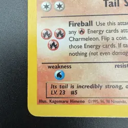 Dark Charmeleon 32/82 Team Rocket Pokemon TCG Unlimited Uncommon LP WOTC Vintage - Image 3