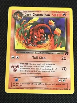 Pokemon TCG Dark Charmeleon Team Rocket 32/ 82 Regular Unlimited Uncommon NM/LP - Image 3