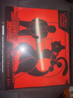 Pokemon Destined Rivals Elite Trainer Box ETB Pokemon Center Sealed - Image 1
