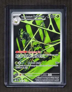 Team Rocket's Spidops 187/182 Illustration Rare - Destined Rivals - Pokemon TCG - Image 1