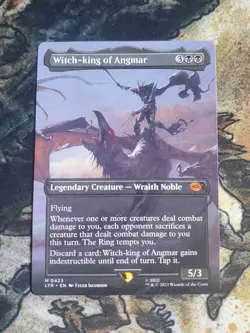MTG Witch-king of Angmar (Borderless) - LoTR: Tales of Middle Earth - Image 1