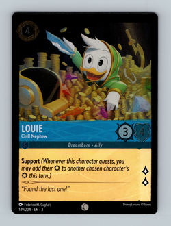 Disney Lorcana: Into The Inklands - Louie - Chill Nephew - 149/204 (Cold Foil) - Image 1