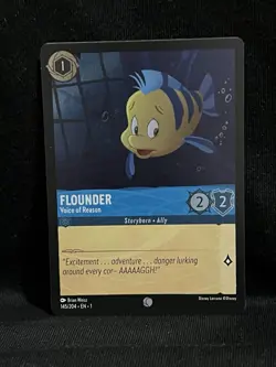 Flounder Voice of Reason 145/204 Common Foil Holo Disney Lorcana TCG - Image 1