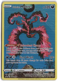 Galarian Moltres SWSH284 Holo Promo Sword & Shield Promo Pokemon Holo NM - Image 1