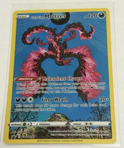 POKEMON GALARIAN MOLTRES P SWORD & SHIELD PROMO SWSH284 HOLO NM - Image 1