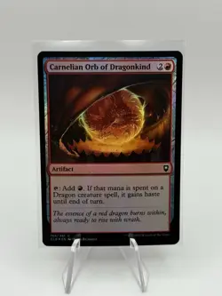 NM Foil Carnelian Orb of Dragonkind, MTG, Baldur's Gate, Magic the Gathering, 16 - Image 1