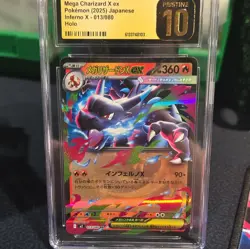 CGC Pristine 10 Mega Charizard X ex Holo M2 Inferno X 013/080 JP 2025 DR - Image 1