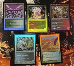 MTG | 5 Cycle Lands ✨FOIL✨ [Secret Lair Brain Dead] - Image 1