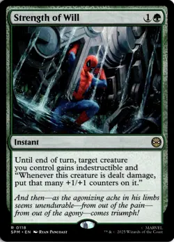 Strength of Will R Marvel's Spider-Man 118 Magic The Gathering - Image 1