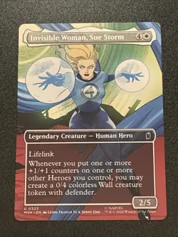 MTG Marvel Super Heroes Invisible Woman, Sue Storm Borderless 0323 - Image 1