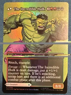 MTG Marvel Super Heroes Bruce Banner Incredible Hulk 0359 Mythic Foil NM - Image 2