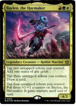 Baylen, the Haymaker 205 R Prerelease Cards NM Foil MTG - Image 1
