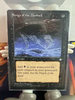 Songs of the Damned (Ice Age) Regular MTG Nrmt To Mt - Image 1