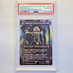 MTG: Final Fantasy - Sephiroth, Fabled SOLDIER #0317 M Borderless Foil PSA 10 - Image 1
