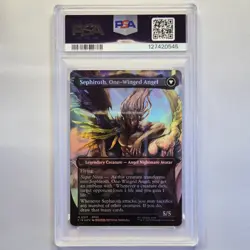 MTG: Final Fantasy - Sephiroth, Fabled SOLDIER #0317 M Borderless Foil PSA 10 - Image 2