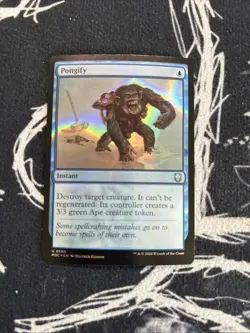 MTG Foil - Pongify (Ripple Foil) - 190 / NM / English - Image 1