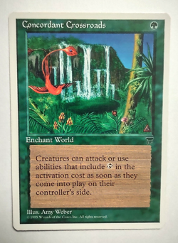MTG Concordant Crossroads Chronicles Enchantment LP Magic The Gathering Haste - Image 1
