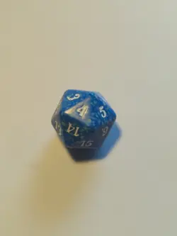 MTG D20 Spindown 20-sided Life Counter die dice Journey into Nyx Blue - Image 4