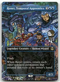 Renet, Temporal Apprentice (Borderless) #202 NM Teenage Mutant Ninja Turtles - Image 1