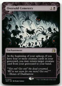 Oversold Cemetery #33 (NM) Wilds of Eldraine WOT Magic MTG - Image 1