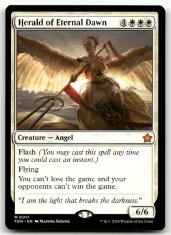 Herald of Eternal Dawn #17 (NM) Foundations FDN Magic MTG - Image 1