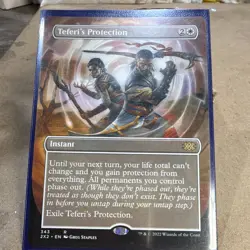Wizards of the Coast Teferi's Protection #343 Rare Foil EN Borderless - Image 1