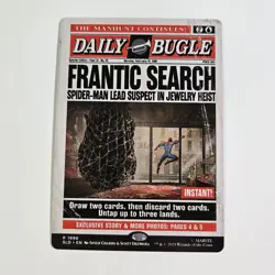 Frantic Search Marvel's Spider-Man: Daily Bugle Breaking News Secret Lair MTG - Image 1