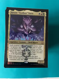 MTG – Henzie “Toolbox” Torre - Custom Commander Deck (Jund Blitz - Bracket 2) - Image 1