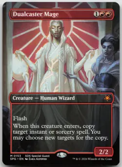 Dualcaster Mage (Borderless) Special Guests 153 NM M - Image 1