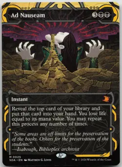 Ad Nauseam Secrets of Strixhaven: Mystical Archive 25 NM M - Image 1
