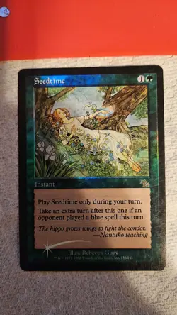 MTG Seedtime LP/MP Judgement Foil - Image 1