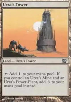 Hero Deal, English - 4 x MTG Urza's Tower Eighth Edition - Image 1