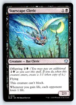Starscape Cleric 116 Uncommon Bloomburrow Magic: The Gathering NM - Image 1