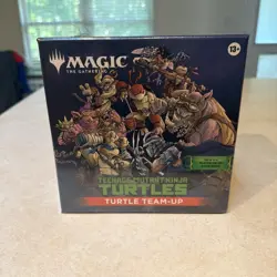 Sealed Teenage Mutant Ninja Turtles Team-Up Box Mall Rip On Seal - Image 1