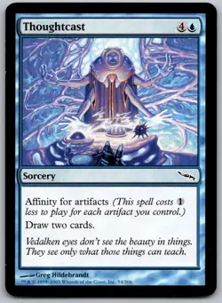 Thoughtcast 54 Common Mirrodin Magic: The Gathering Lightly Played - Image 1