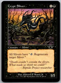Crypt Sliver 63 Common Legions Magic: The Gathering Lightly Played - Image 1