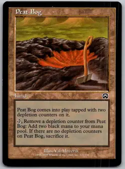 Peat Bog 322 Common Mercadian Masques Magic: The Gathering Lightly Played - Image 1
