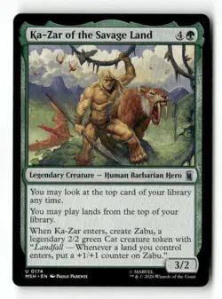 Ka-Zar of the Savage Land 174 Uncommon MTG MSH NM - Image 4