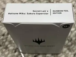 Hatsune Miku: Sakura Superstar Secret Lair (Rainbow Foil) MTG English Magic - Image 2