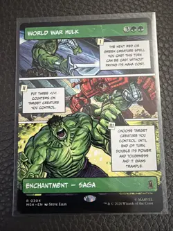 World War Hulk Borderless 304 Marvel Super Heroes Magic the Gathering - Image 1