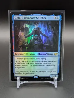 GERALF, VISIONARY STITCHER 61 - Innistrad: Crimson Vow R Foil MP - - Image 1