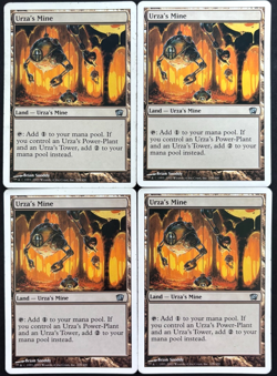 4 x Urza's Mine 8th Edition 2003 MTG Magic The Gathering LP - Image 1