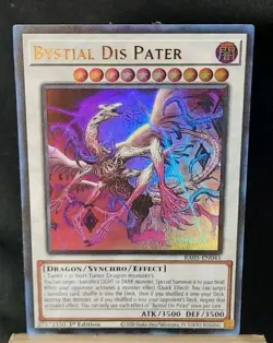 Yu-Gi-Oh! Bystial Dis Pater *ULTRA RARE* RA05-EN041 1st Edition NM - Image 1