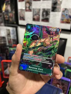 2025 ONE PIECE FRENCH A FIST OF DIVINE SPEED TREASURE RARE RORONOA ZORO NM - Image 1